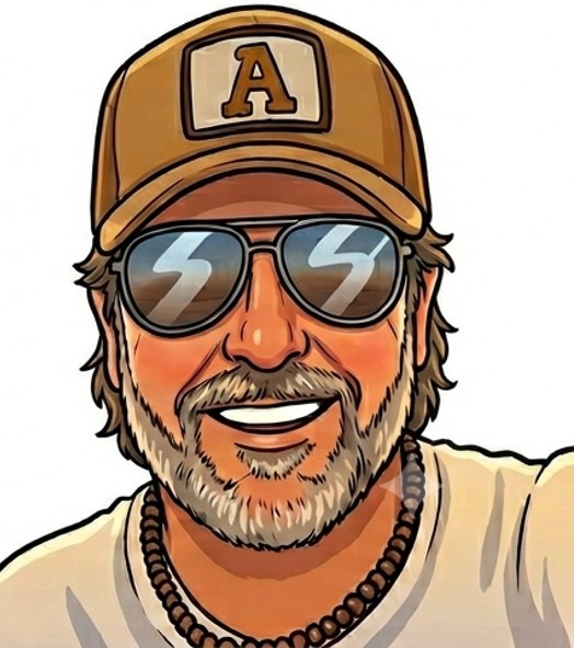 Pizzabuben-Bäcker mit Cap und Sonnenbrille